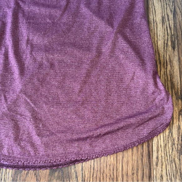 Lululemon Athletica Women’s 105 Singlet SE Lasercut Heathered BordeauxDrama Sz 6 - Picture 5 of 11